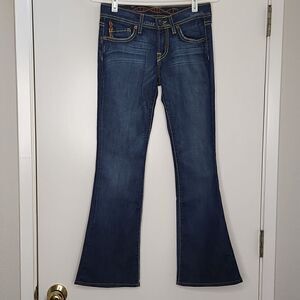 Genetic denim, recessive gene, size 26. Boot cut, low rise.